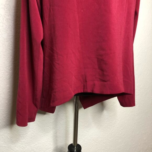 Torrid raspberry pink red open front blazer size 2 or 2X - Picture 11 of 12